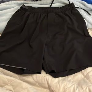 Men size M lululemon lined shorts in excellent condition.